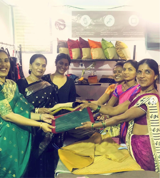 Our makers who started out very shy, now confidently make sales at exhibitions