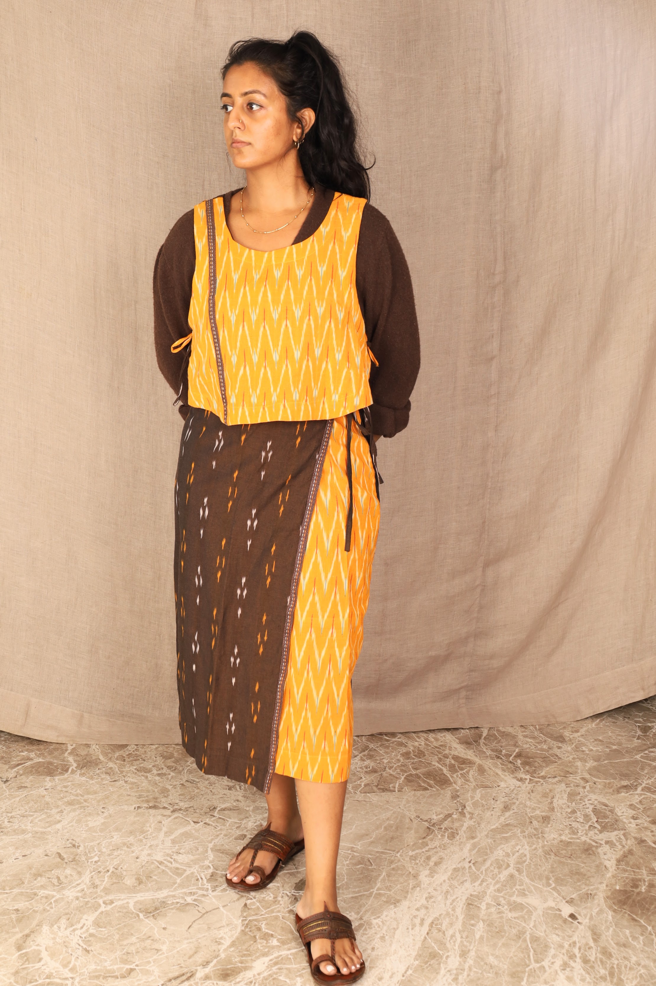 SHAAJ Long SUNFLOWER