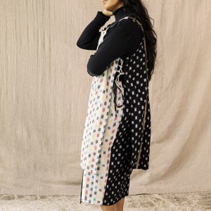 SHAAJ Maxi BLACKnWHITE Coord Set - only Top