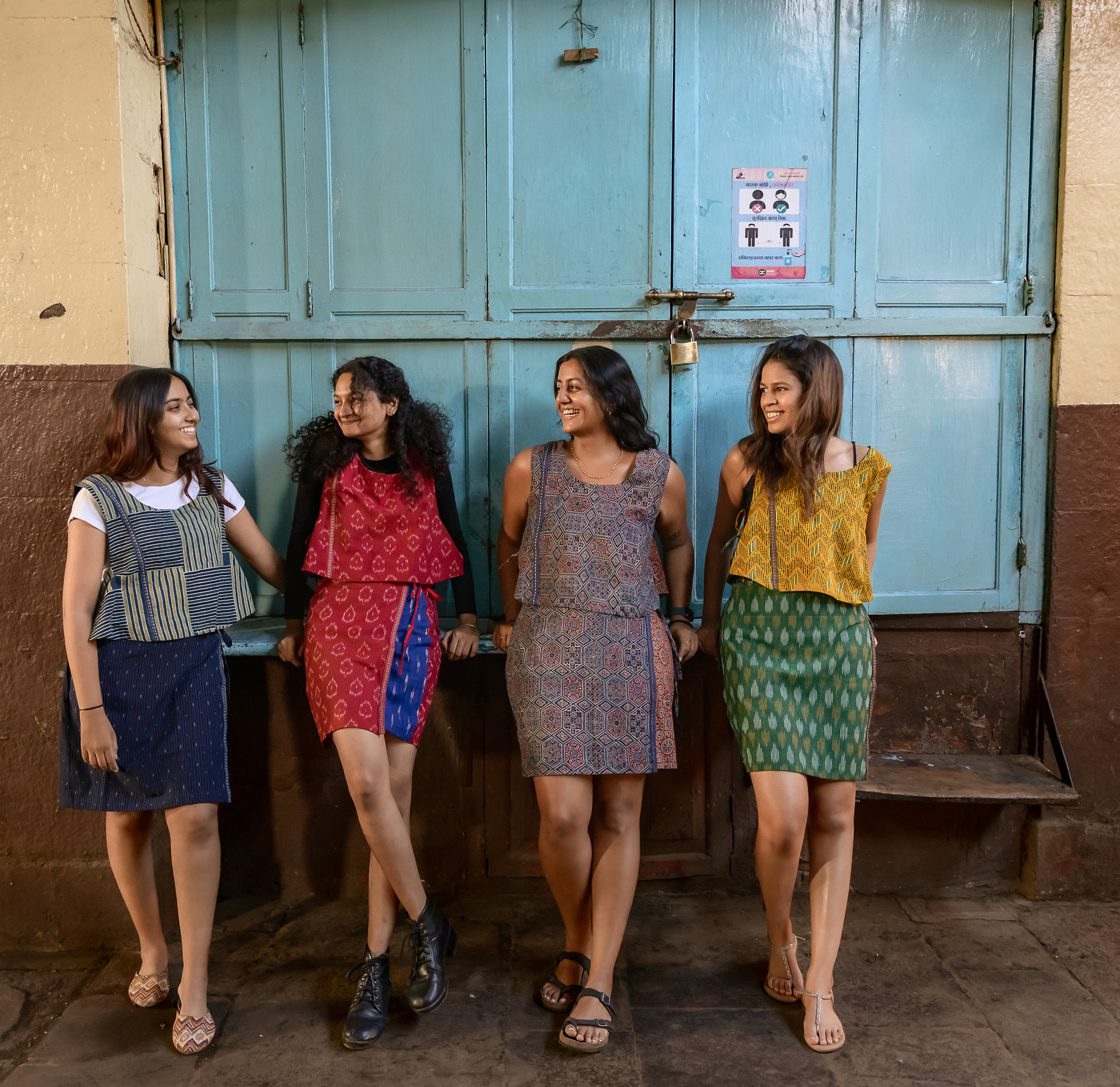 SHAAJ Mini MULTICOLOR Coord Set - Image 6